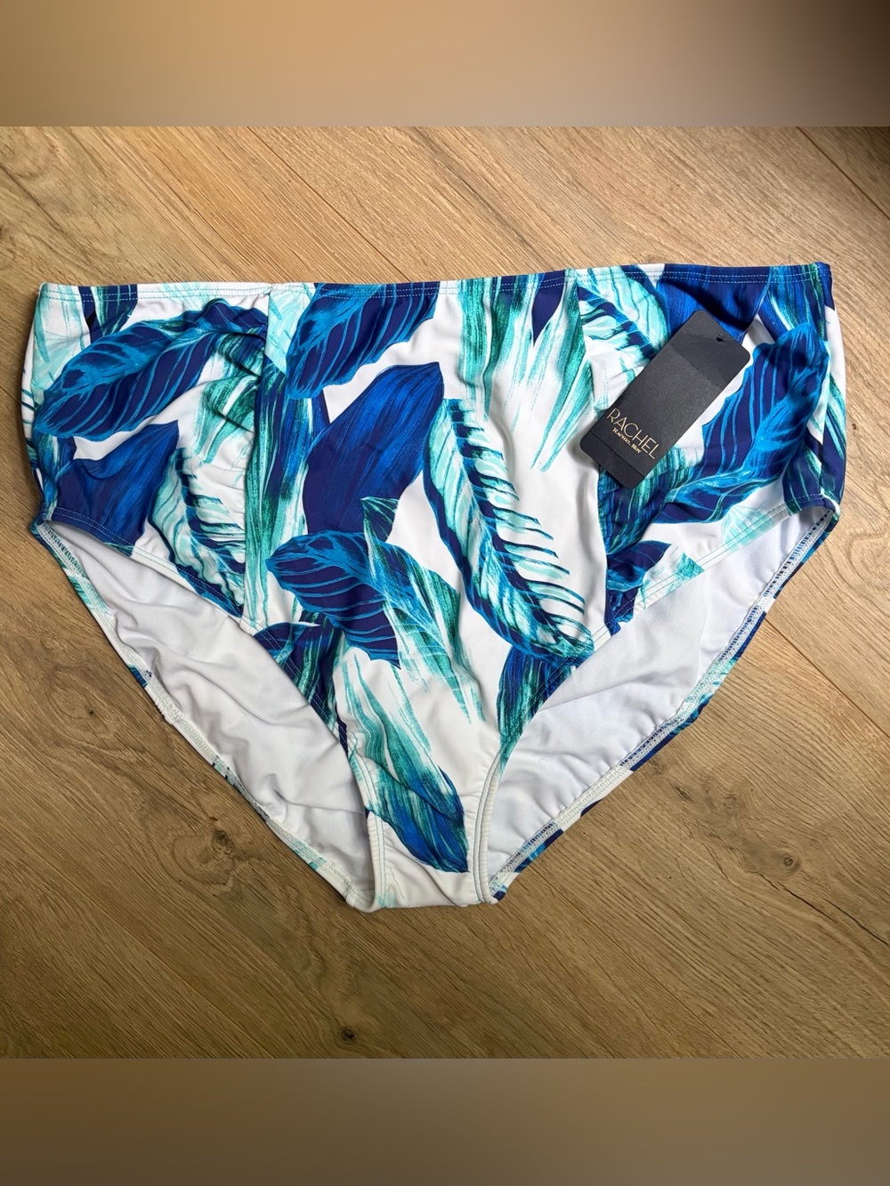 RACHEL Rachel Roy Tropical High-Waist Bikini Bottom
